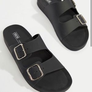 ASOS Design Flax Jelly Flat Sandals